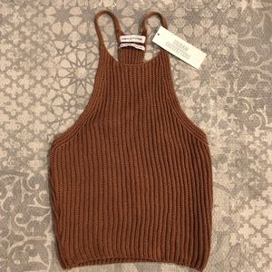 URBAN OUTFITTERS crop knit tank - Small